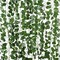 84 feet Artificial Vines Greenery Garland Fake Hanging Leaves Faux Foliage Plants for Wedding Party Garden Home Kitchen Office Wall Decorations (Scindapsus/12 Strands)